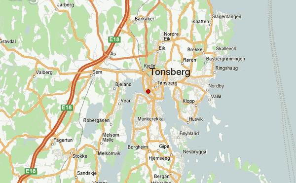Tonsberg driving map