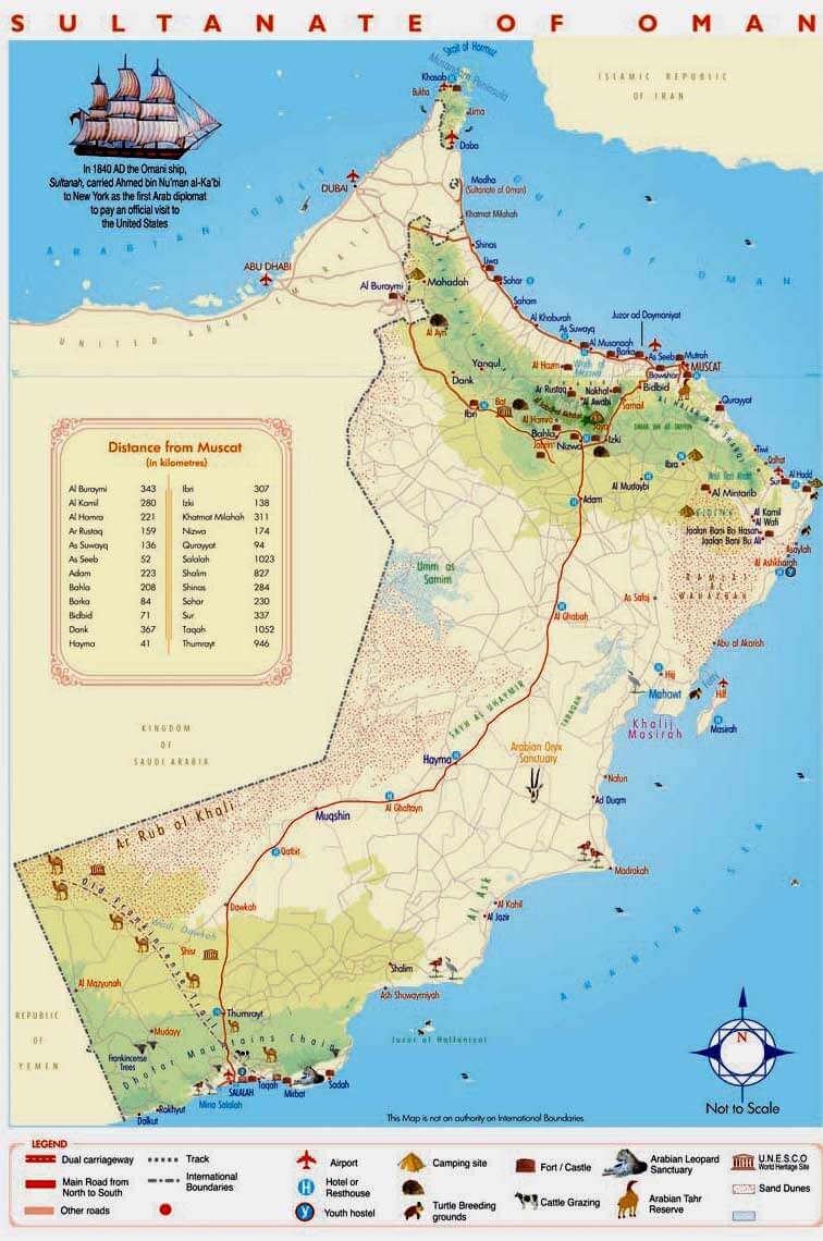 Oman Map