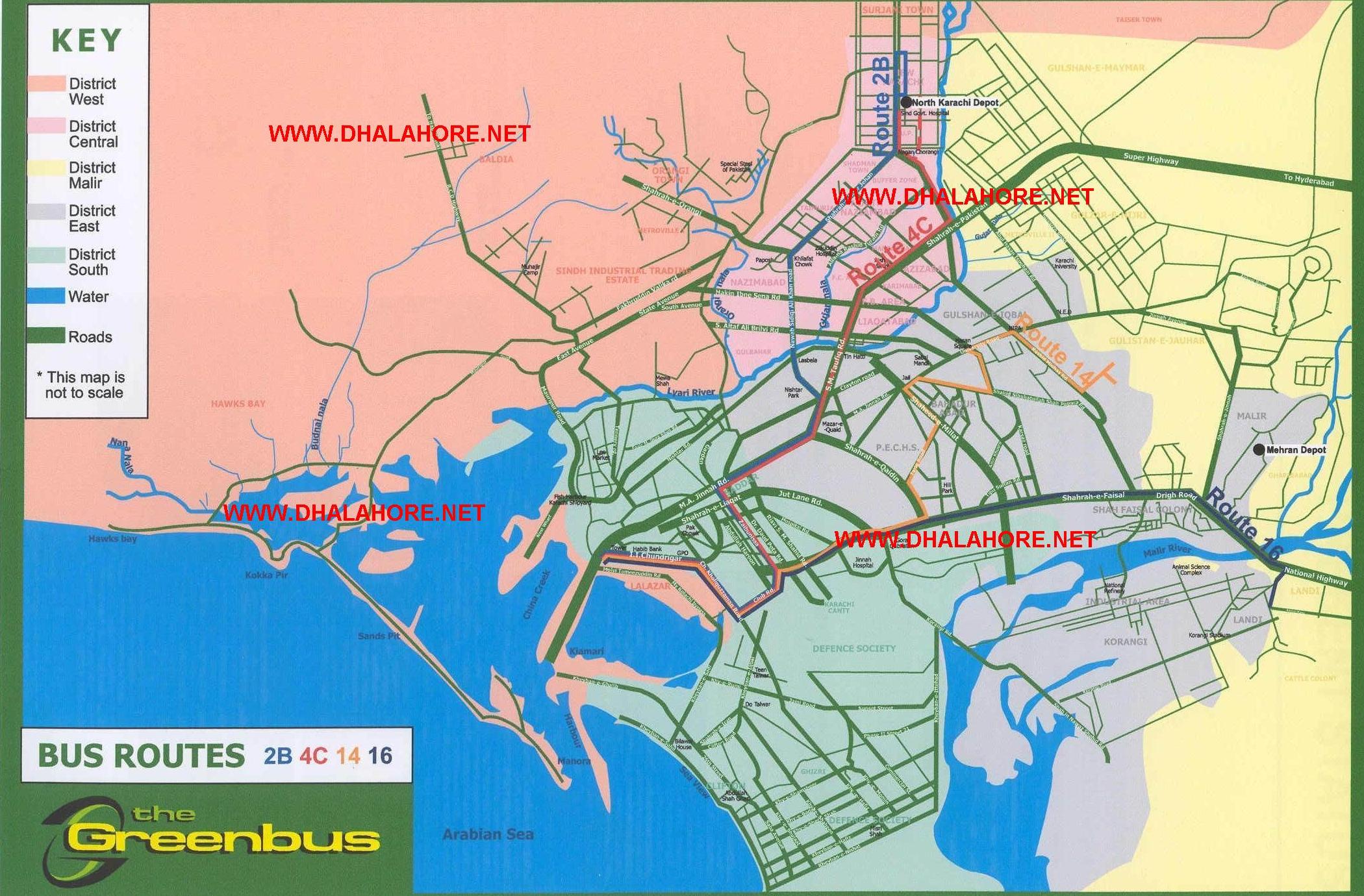 Karachi Map