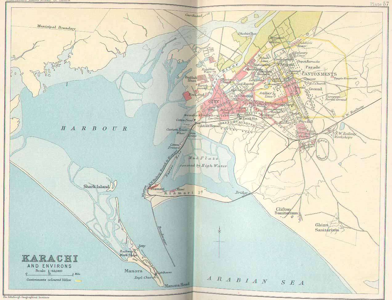 karachi map
