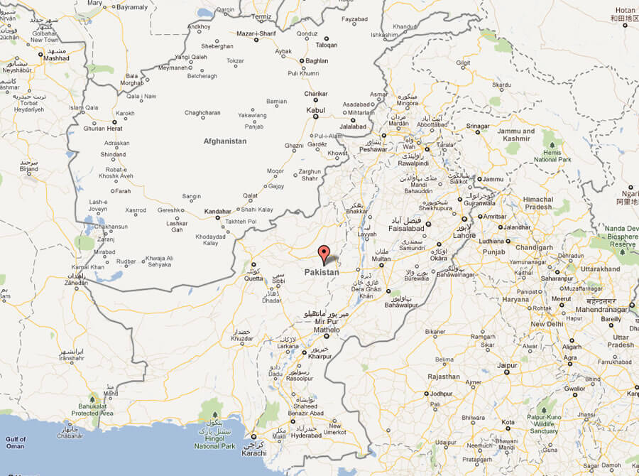 pakistan google map