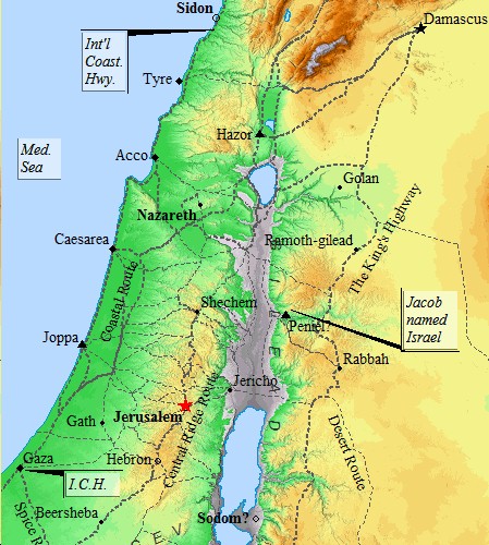 Hebron ancient map