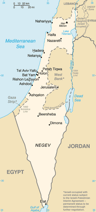 israel palestine map Nablus
