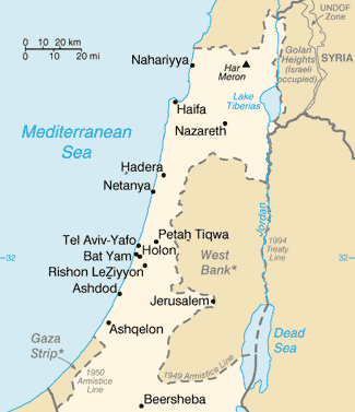 Nablus Map