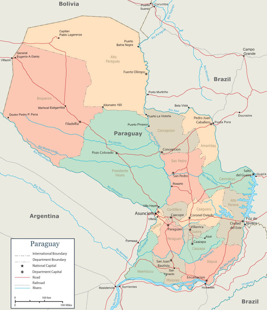 Paraguay Map