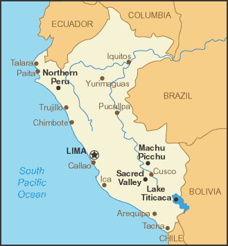 Peru Map Lima