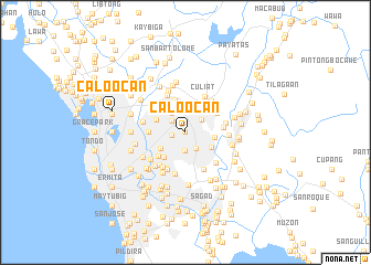 Caloocan location map