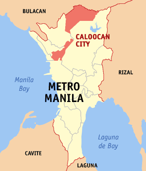 Caloocan malina map