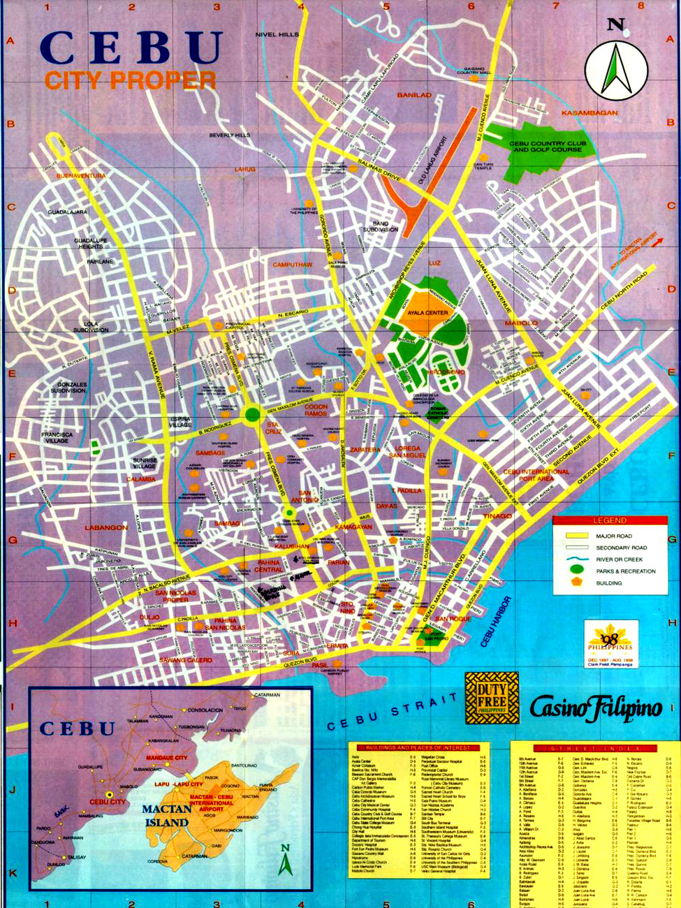 Cebu Map