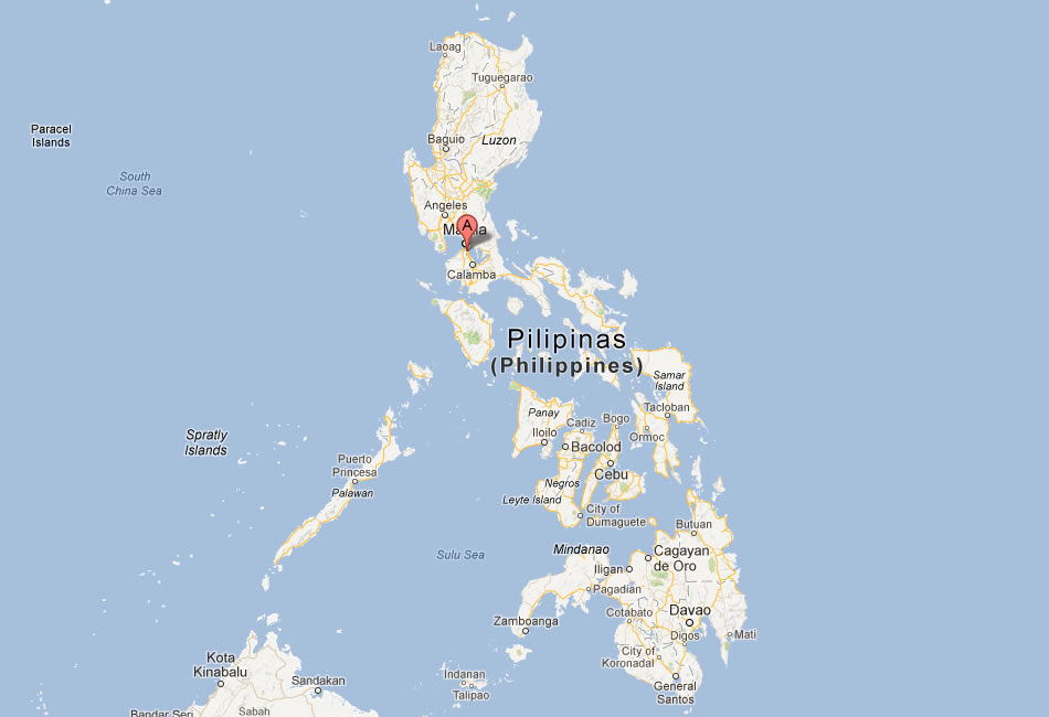 map of Las Pinas philippines