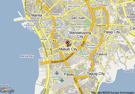 Makati tourist map