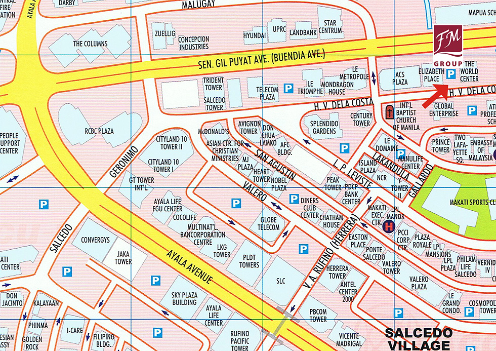 salcedo village makati city map Makati Map Philippines salcedo village makati city map