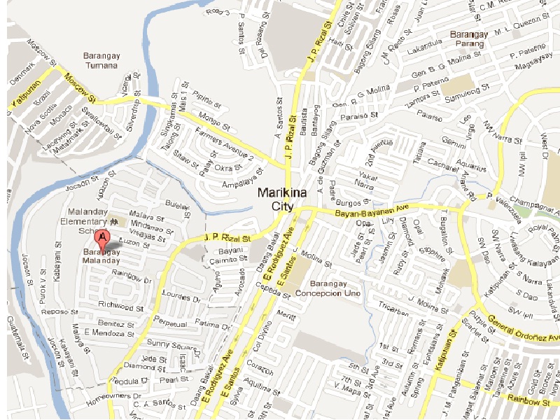 Marikina city map