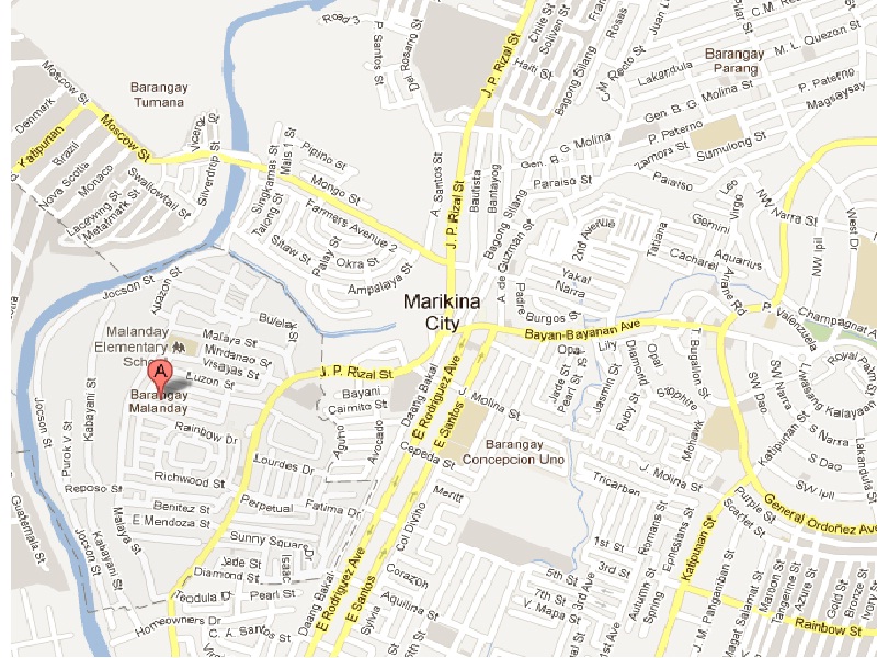 Marikina City Map 