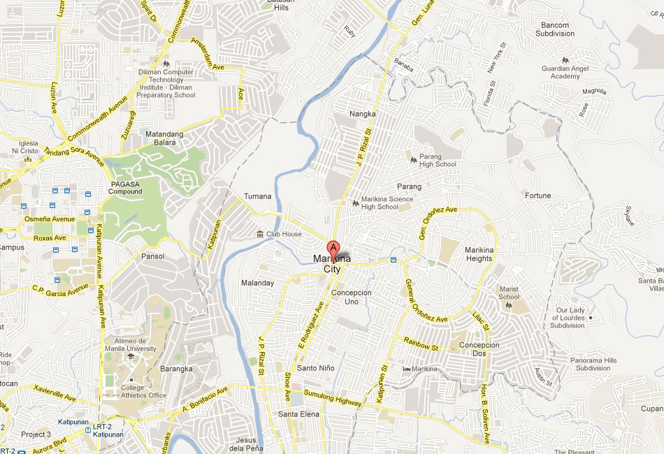 map of Marikina