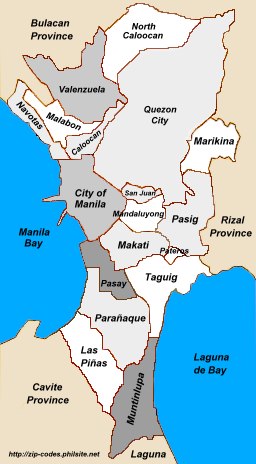 manila Muntinlupa map
