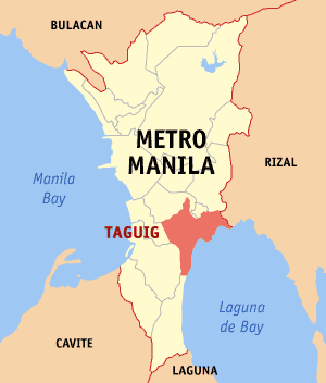 Taguig city map