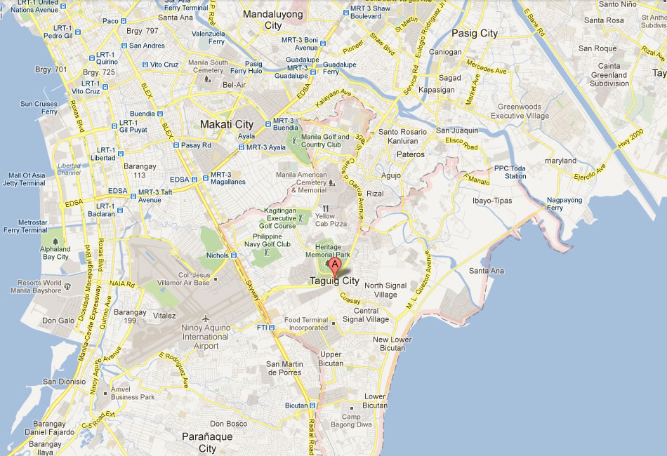 map of Taguig