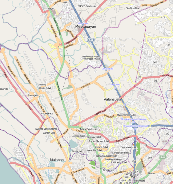 Valenzuela philippines map