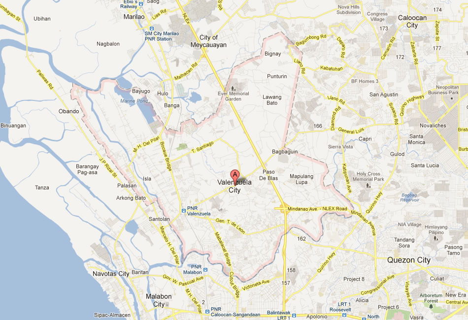 map of Valenzuela