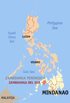 zamboanga map philippines