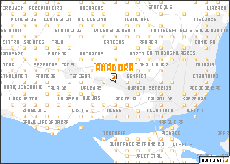 location map Amadora