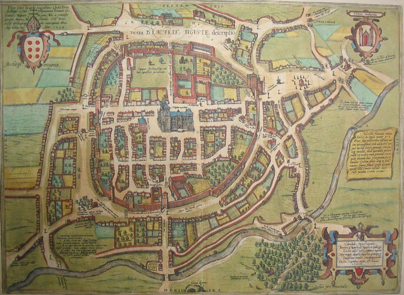 Braga historical map