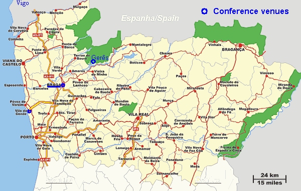 Braga area map