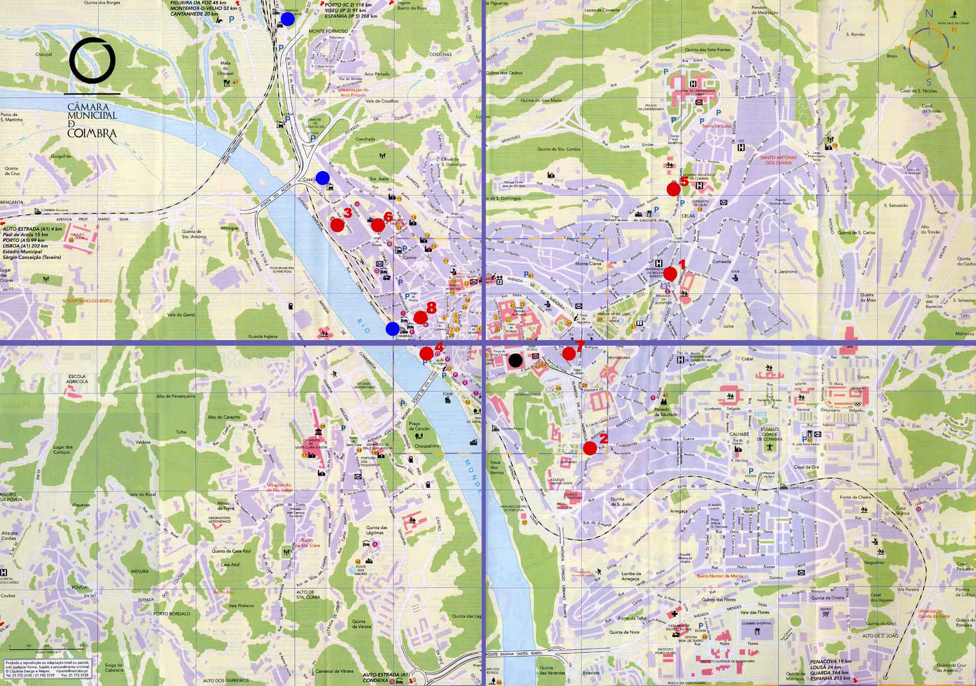 Coimbra map
