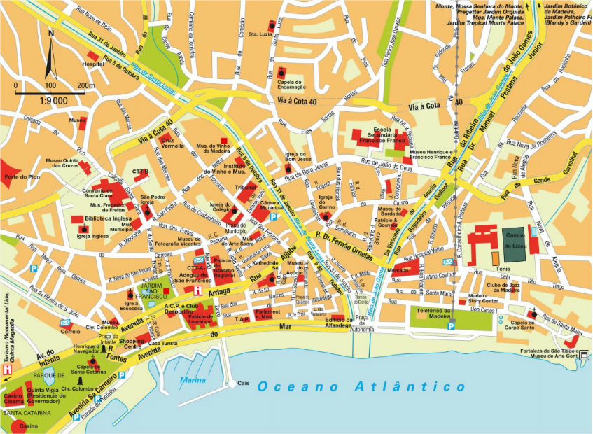 Funchal map