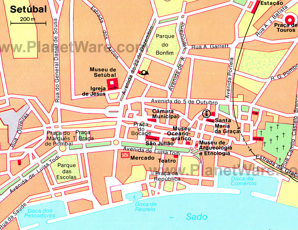 Setubal map