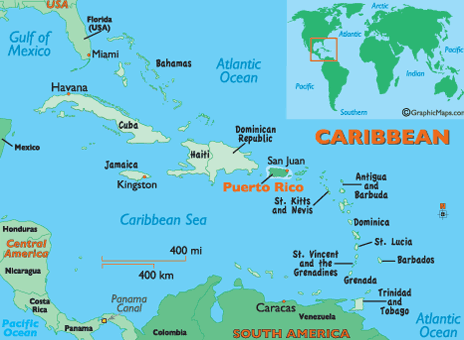 Map Of Puerto Rico World