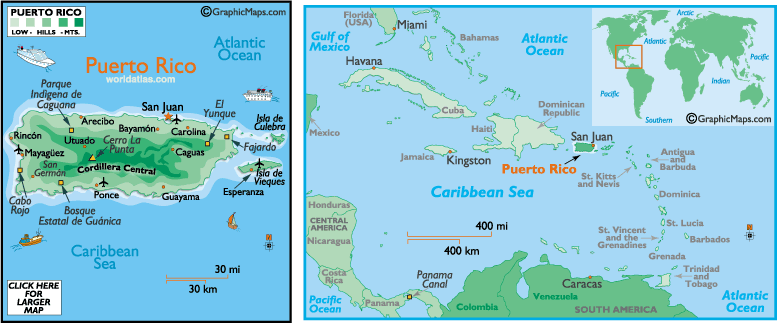 map of puerto rico