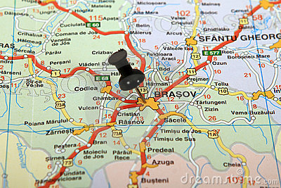 Brasov road map