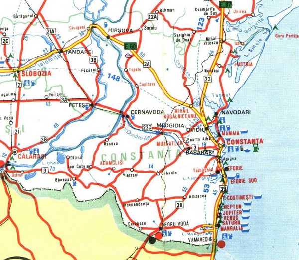 Constanta road map