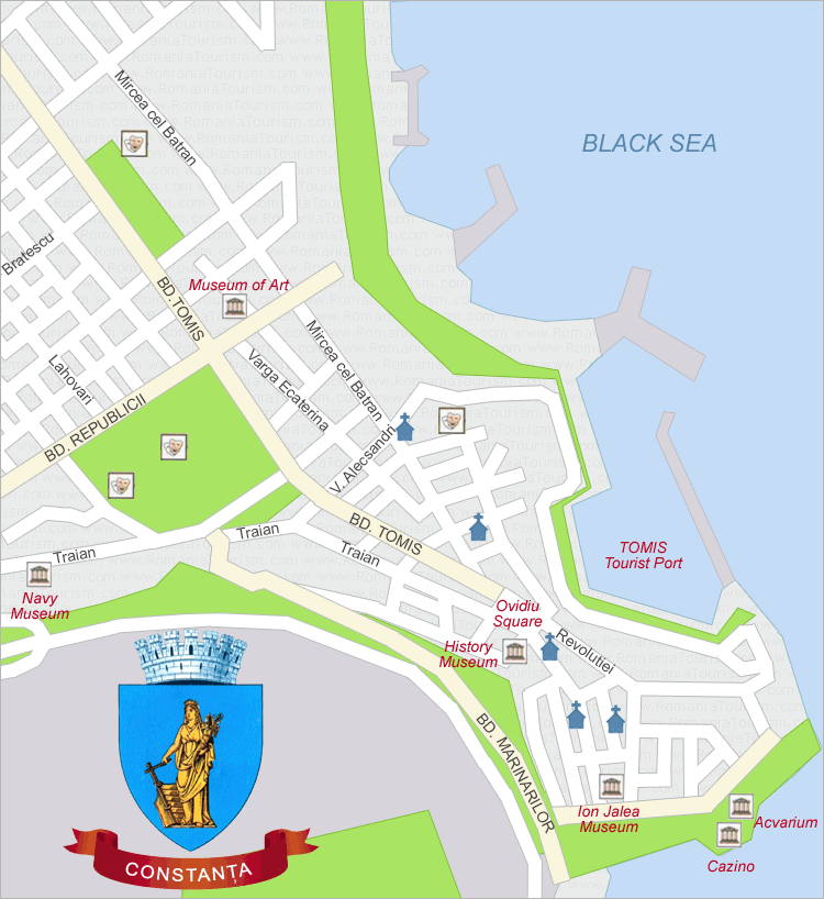 Constanta map