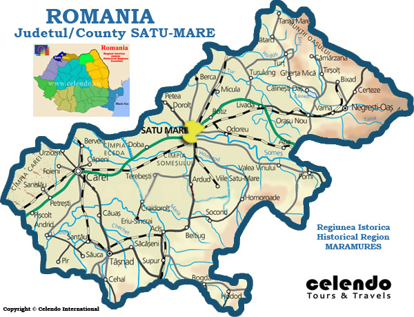 Satu Mare map