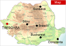 timisoara map romania