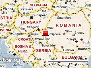 Timisoara romania map