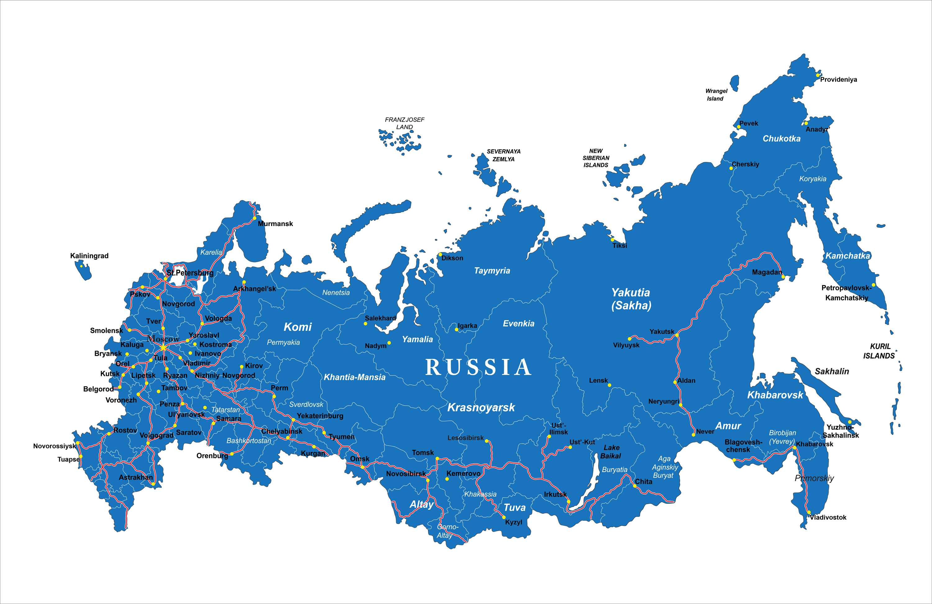 Russia Map