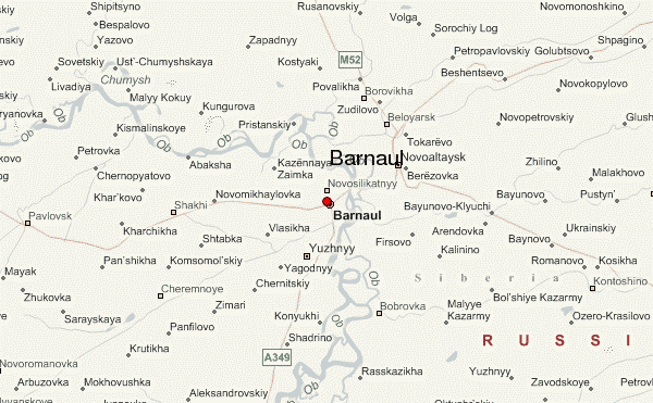 Barnaul map