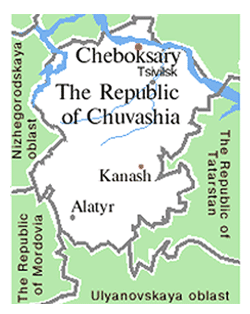chuvashia map
