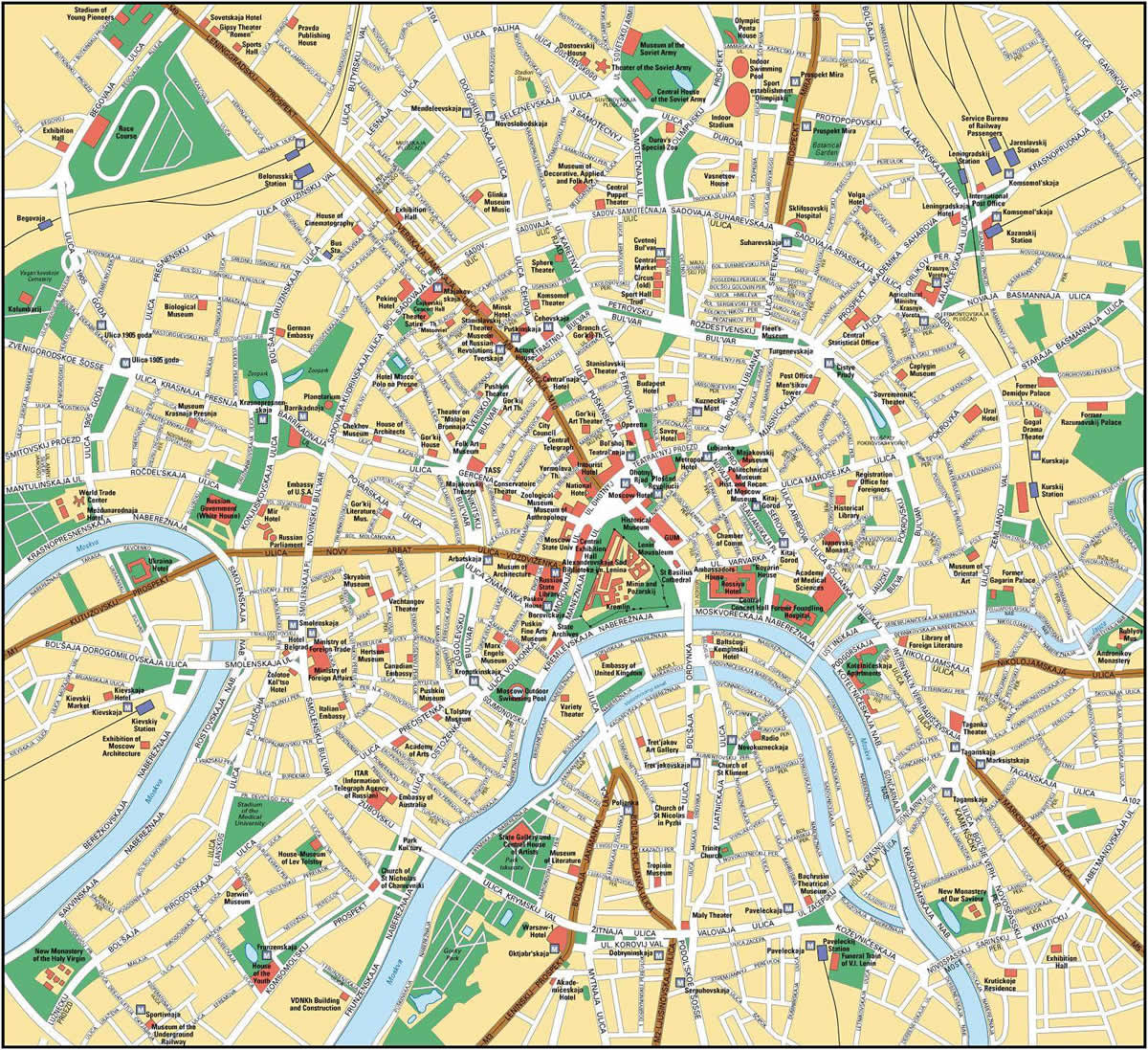 map moscow