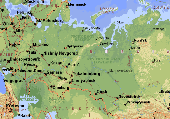 russia moscow map