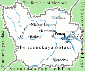 Penza map