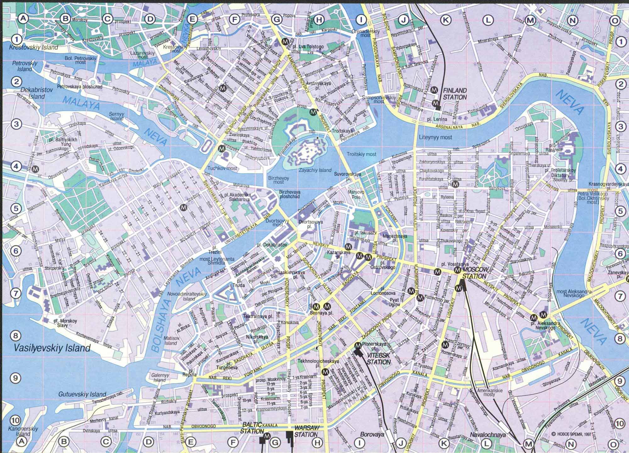 Russia map petersburg st Where is