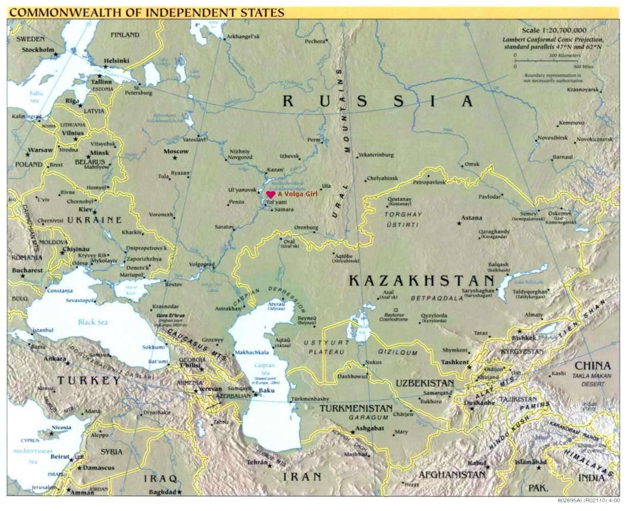 Tolyatti samara map russia
