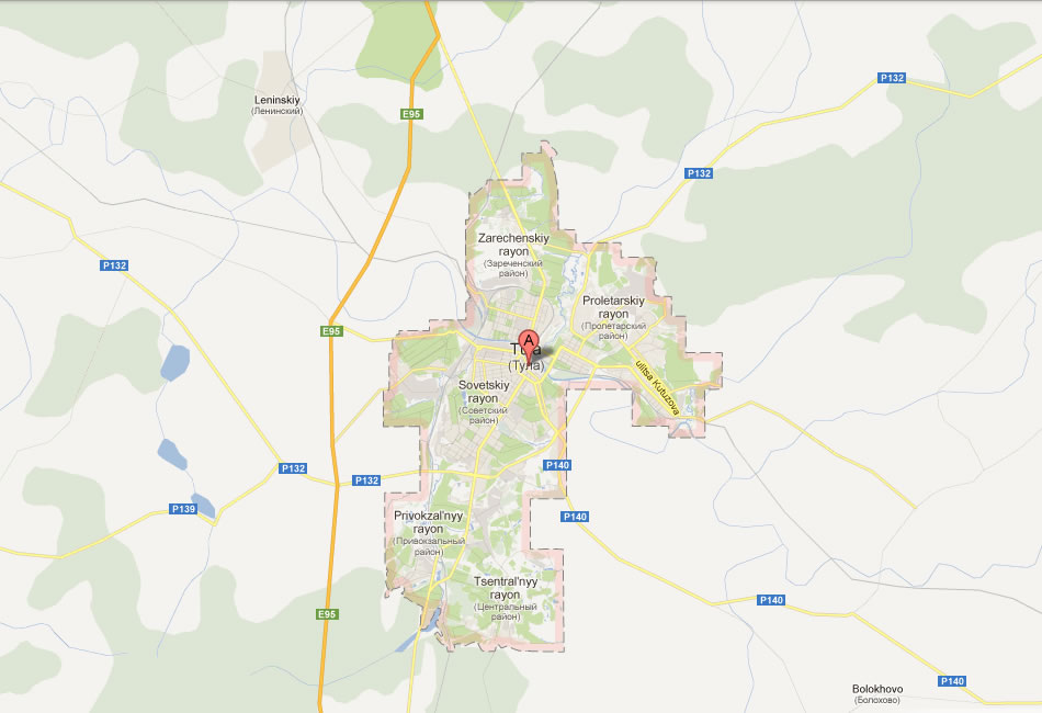 map of Tula