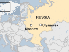 Ulyanovsk moscow map