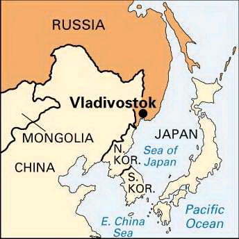 Vladivostok map